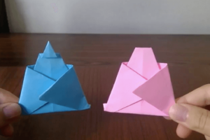 折り紙の桃 もも の折り方 簡単でひな祭りの制作におすすめ