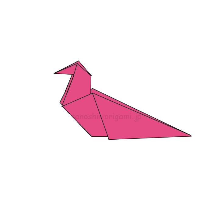 折り紙 鳥の作り方 簡単なきじの折り方を紹介 幼児でもできる作り方の動画も たのしい折り紙