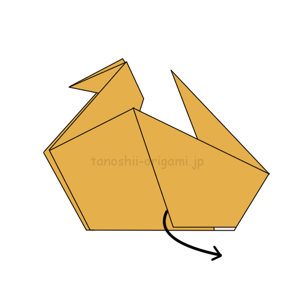 折り紙 アヒルの作り方を動画で紹介 簡単で3歳年少の工作にも たのしい折り紙