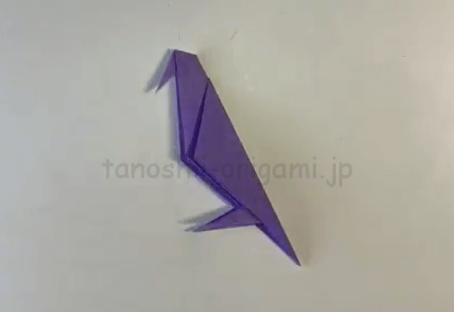 カラスの折り紙 平面の作り方 簡単なので子供 初心者にもおすすめ たのしい折り紙