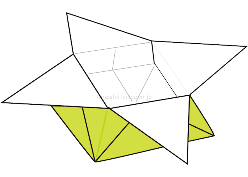 折り紙の箱の入れ物の折り方は つのこうばこの作り方を紹介 たのしい折り紙