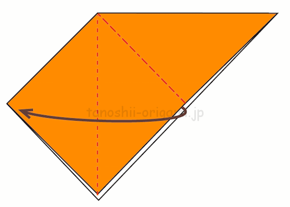 折り紙の鶴が席札になる折り方 結婚式やカードスタンド メモスタンドにも使える たのしい折り紙