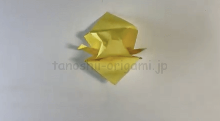 折り紙のふくら雀(ふくらすずめ)の折り方