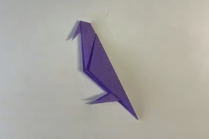 折り紙のカラスの折り方