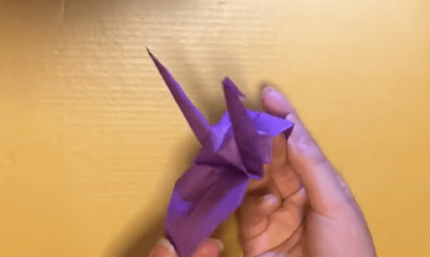 簡単な折り紙の鶴の折り方