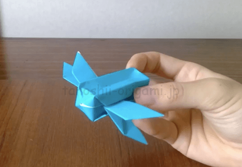 折り紙の乗り物の難しい作り方は 立体の宇宙船の折り方を紹介 たのしい折り紙