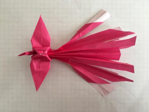折り紙の鳳凰 ほうおう の折り方 難しい作り方を折り図で解説 たのしい折り紙