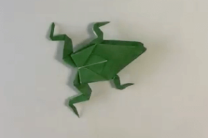 折り紙のカエルの折り方