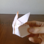 折り紙の立体のうさぎの折り方