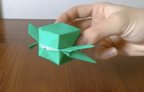 折り紙の航空小包の折り方