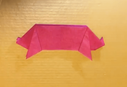 折り紙の豚(ぶた)の折り方