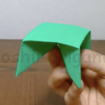折り紙のテーブル(机)の折り方
