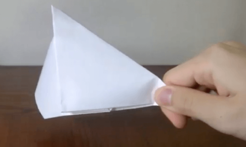 折り紙の紙鉄砲の作り方