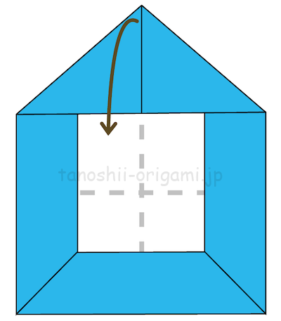 折り紙の手紙の簡単な折り方 正方形の紙で一番シンプルな封筒の作り方をやってみた たのしい折り紙