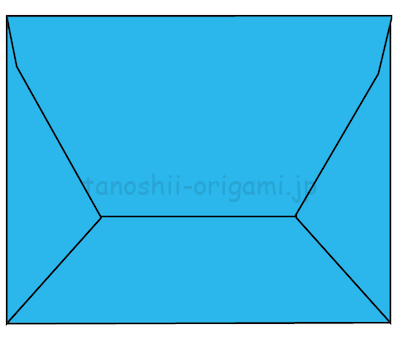 折り紙の手紙の簡単な折り方 正方形の紙で一番シンプルな封筒の作り方をやってみた たのしい折り紙