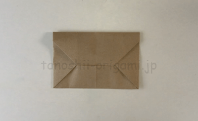 折り紙で作る封筒風の手紙入れ
